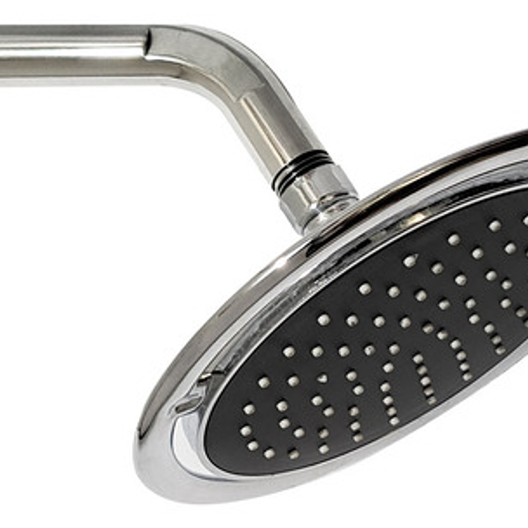 Regadera Ducha Plástica Abs Industrial 16x16 Incluye Tubo 5