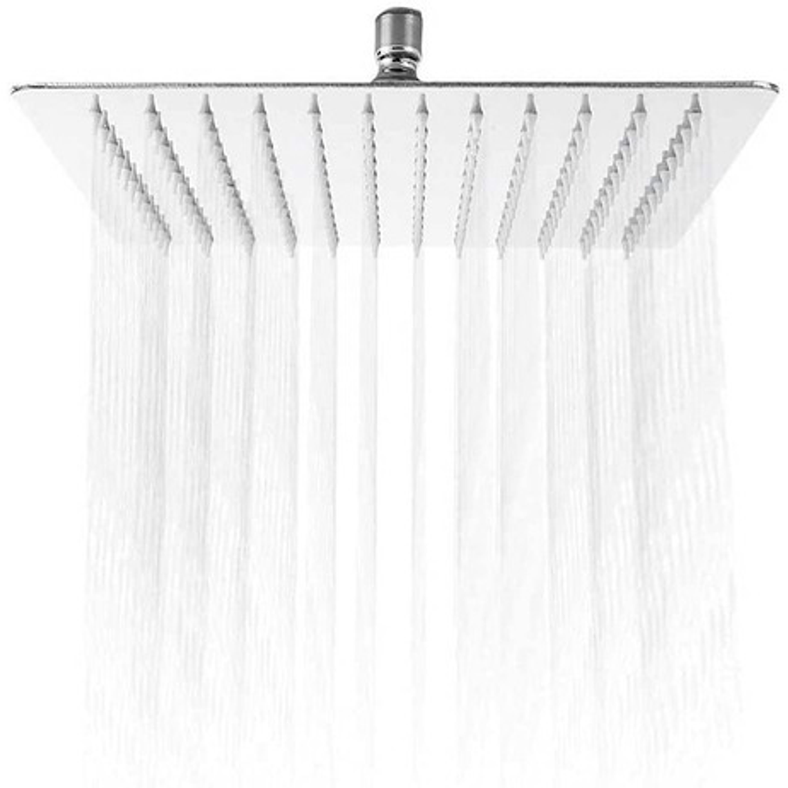 Regadera Ducha Metálica 25x25  Incluye Tubo De Techo 6