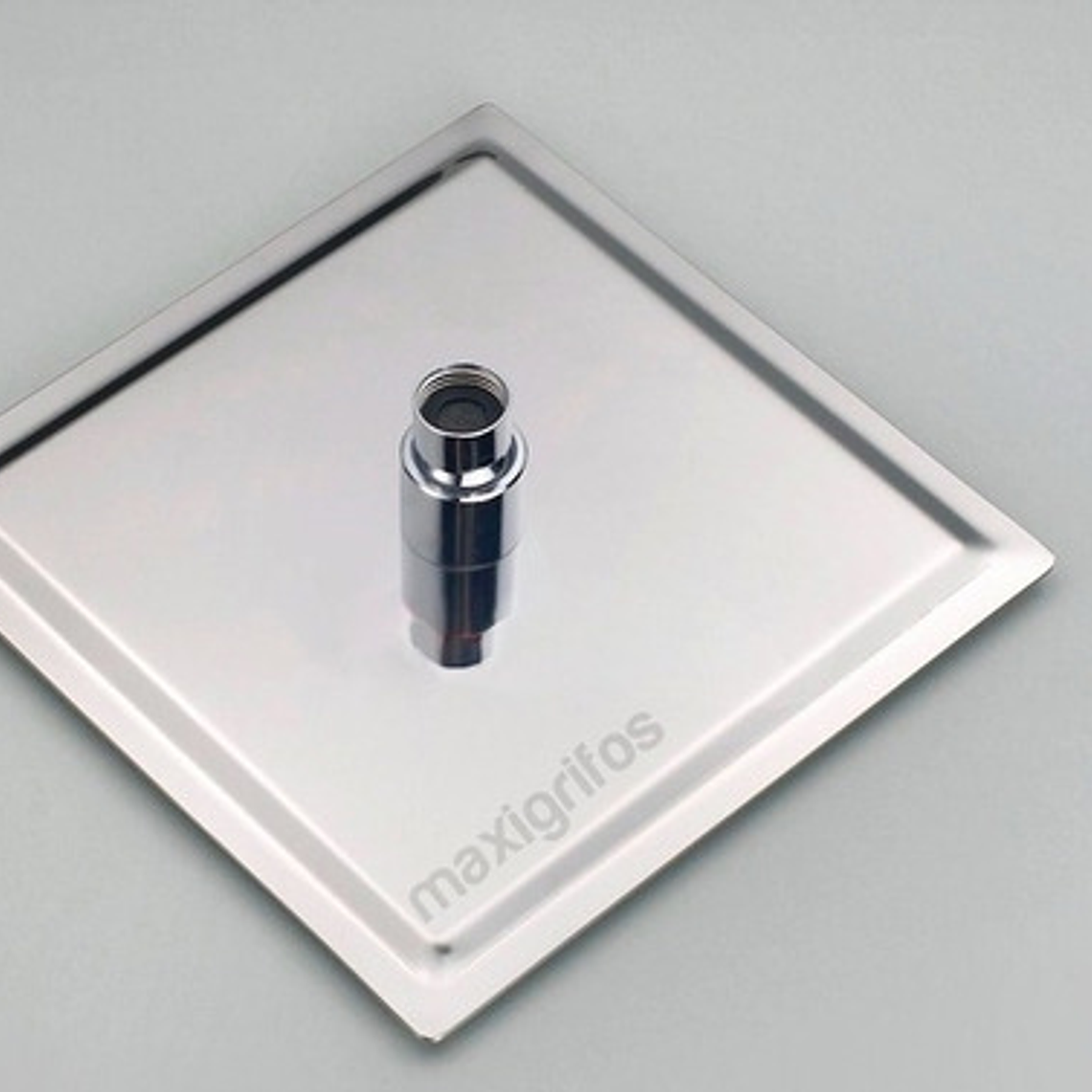 Regadera Ducha Metálica 25x25  Incluye Tubo De Techo 8