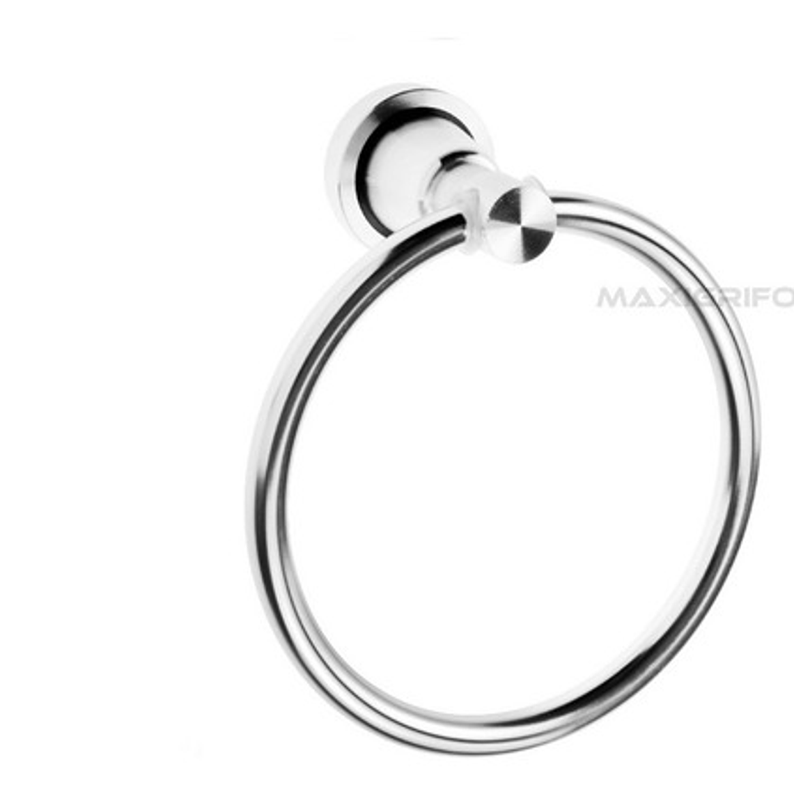 Toallero De Manos En Aluminio Color Plateado 4