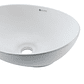 Lavamanos Ovalado Blanco Cerámica De Sobreponer 13,3x41x33 - Miniatura 5