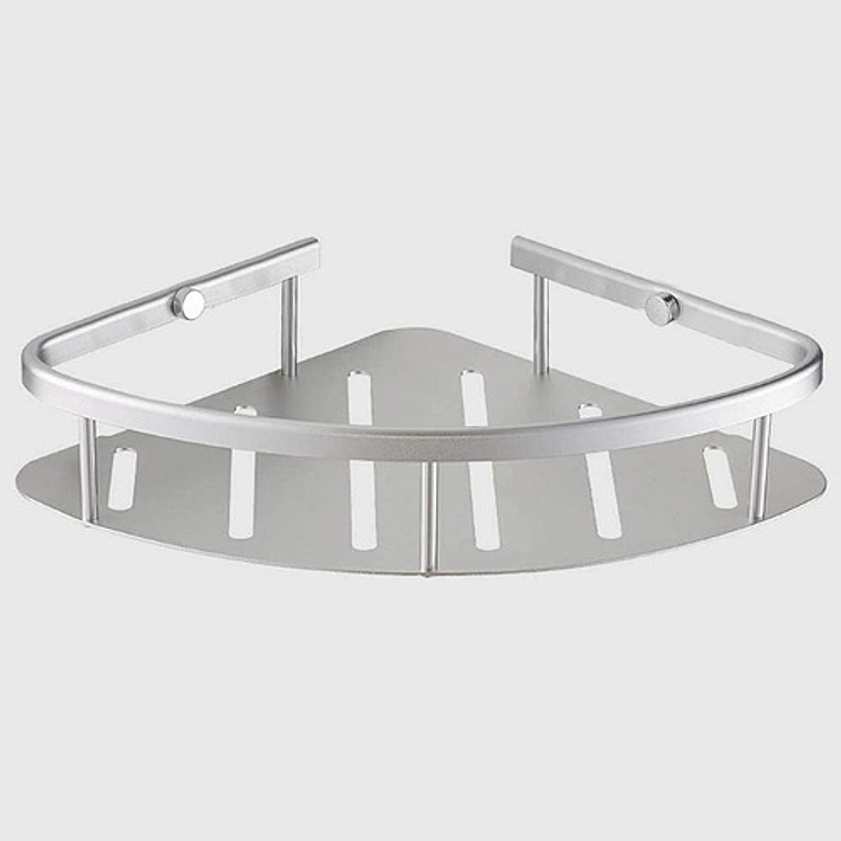 Repisa O Estante Flotante Para Baño Esquinera Metálica 8