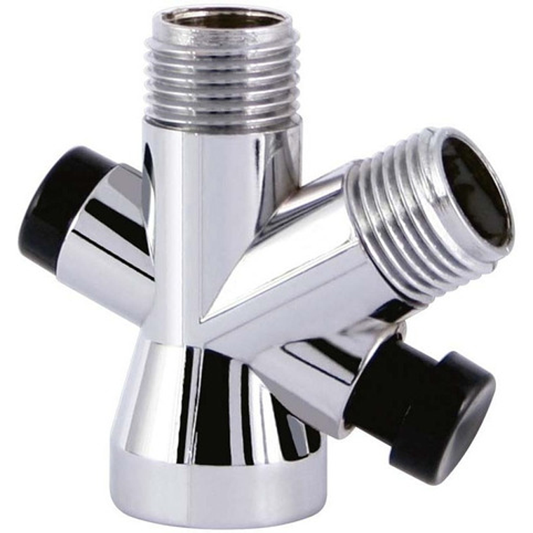 Ducha Teléfono Chorro Tipo Lluvia Incluye Desviador  5