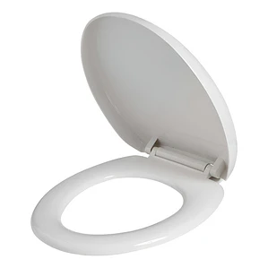 Tapa Asiento Para Sanitario Blanca Redonda Caída Lenta