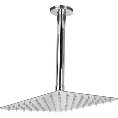 Regadera Ducha Metálica 15x15  Incluye Tubo De Techo