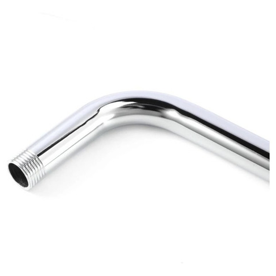 Tubo Extensión O Brazo Ducha Cromado Curvo Longitud 40 Cm 5