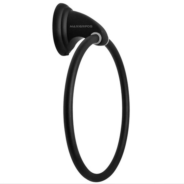 Juego De Accesorios Para Baño Negro Aluminio 6 Piezas 3