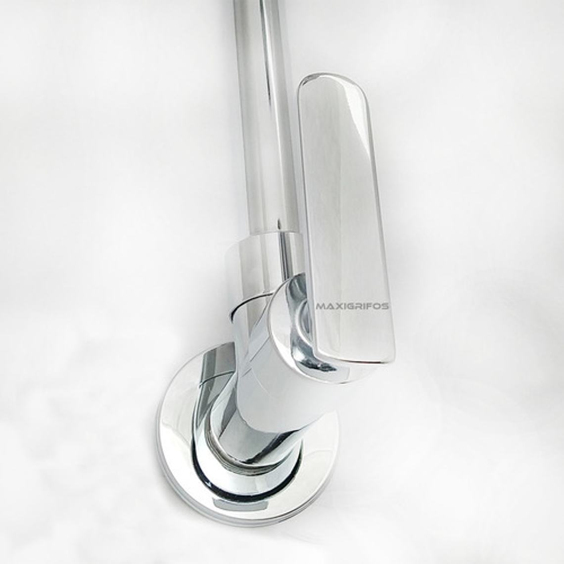 Griferia De Lavaplatos Flexible Pared De Cocina Acabado Cromado Mercury Plateado 4
