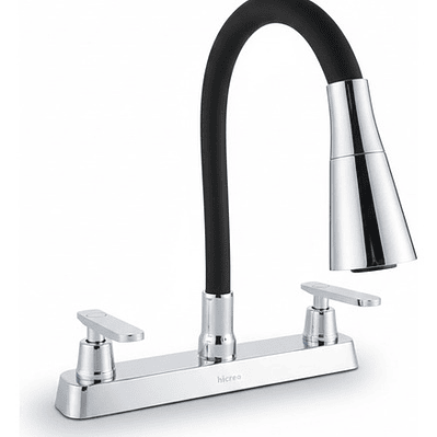 Mezclador Lavaplatos Cuello Flexible De 8 Pulgadas