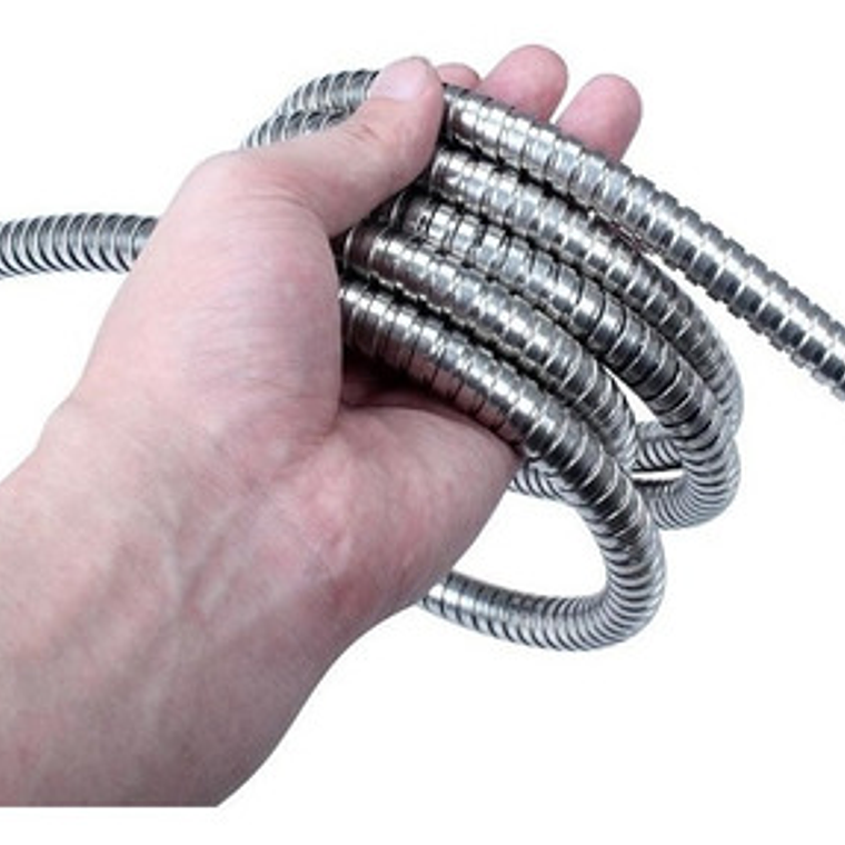 Manguera Cromada Flexible Para Ducha Telefono 1,5 Mt 4