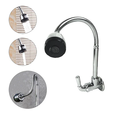 Grifo Llave Lavaplatos Flexible De Pared