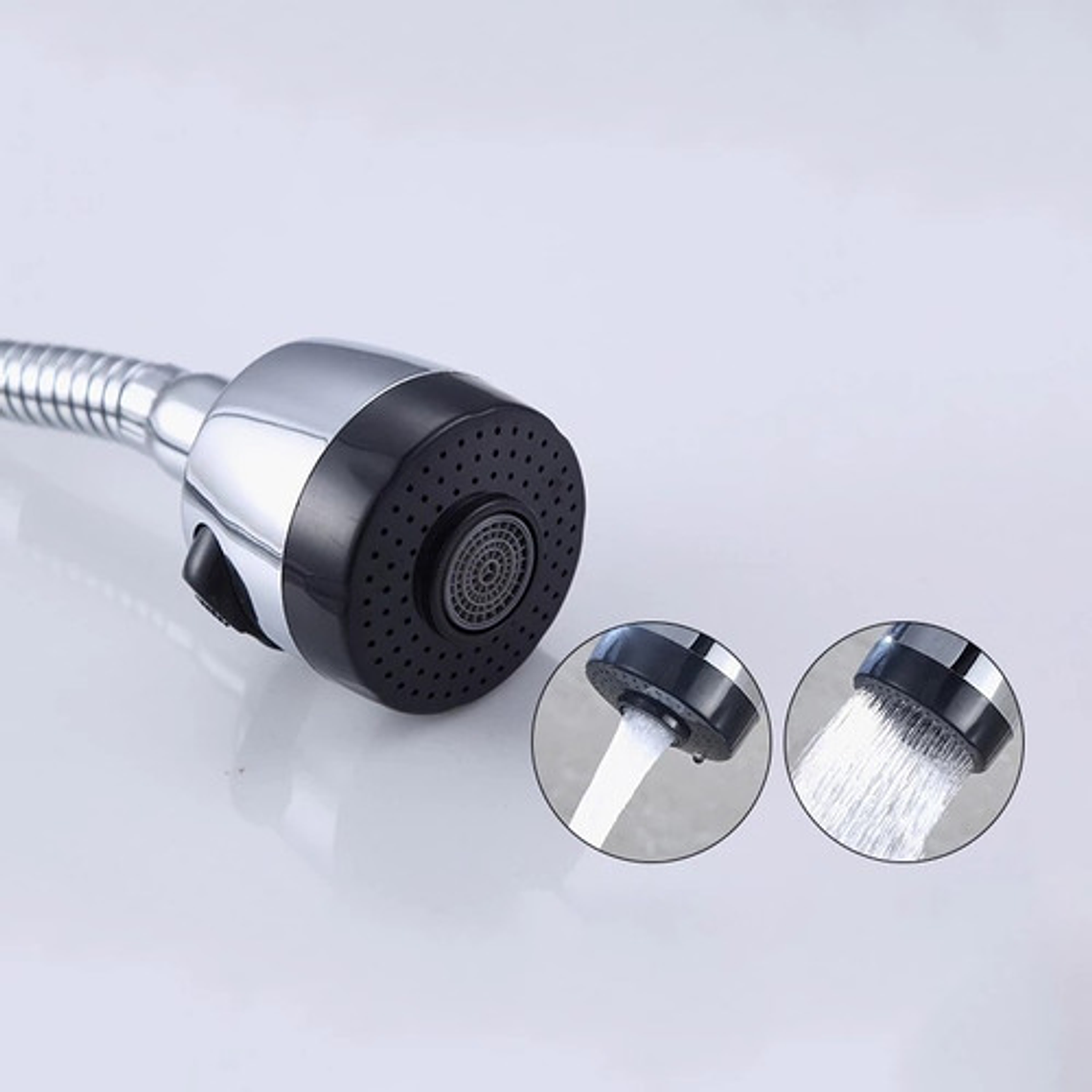 Grifo Llave Lavaplatos Flexible De Pared 3