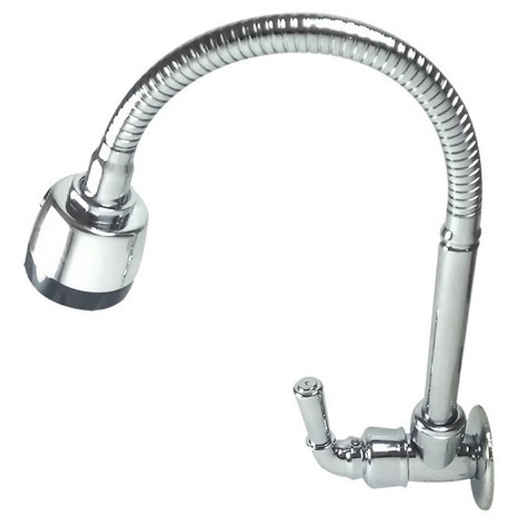 Grifo Llave Lavaplatos Flexible De Pared 4