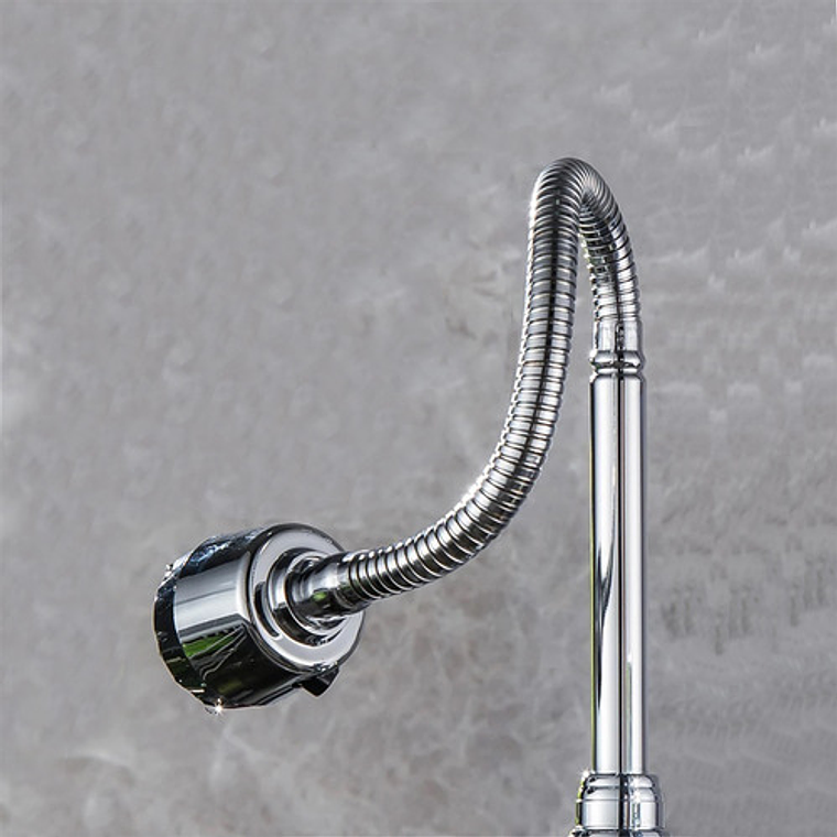 Grifo Llave Lavaplatos Flexible De Pared 5
