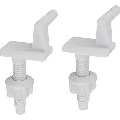 Par De Herrajes Tornillos Para Tapa O Asiento Sanitario 
