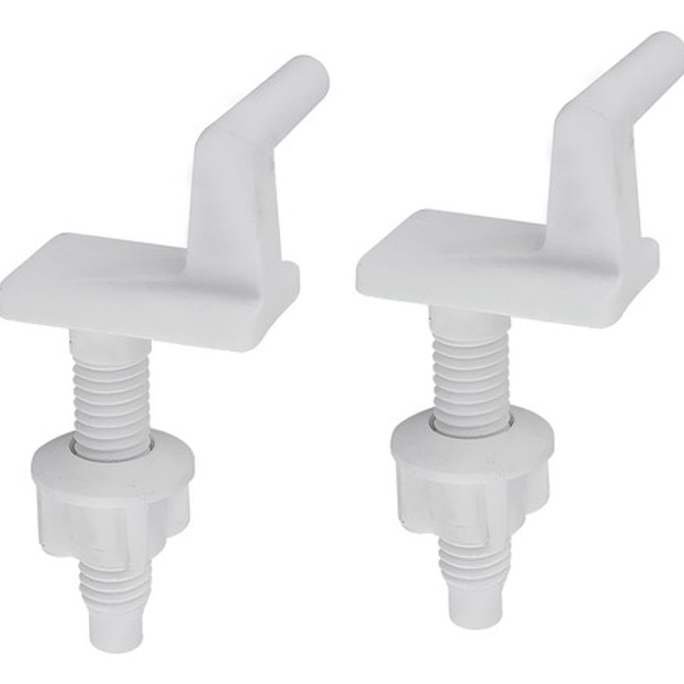 Par De Herrajes Tornillos Para Tapa O Asiento Sanitario  1