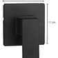 Mezclador Para Ducha Monocontrol Cuadrado Bronce Negro - Miniatura 2