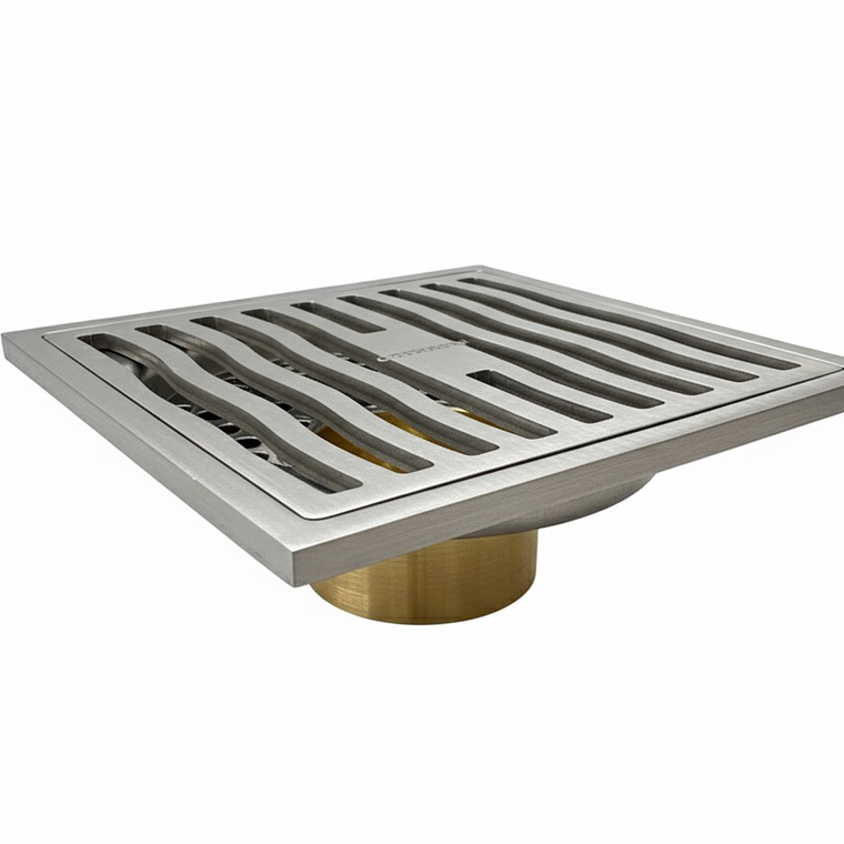 Rejilla De Piso Lujo Carpinter Ranurada 10x10 2