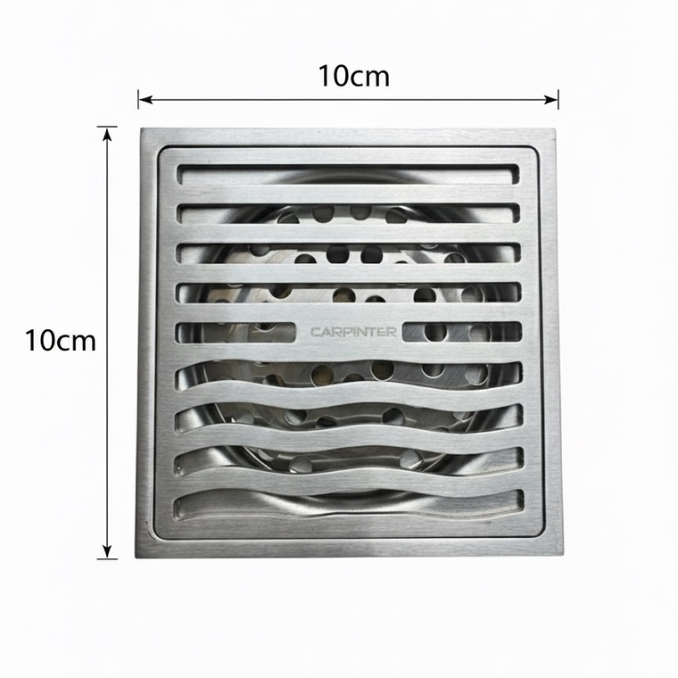 Rejilla De Piso Lujo Carpinter Ranurada 10x10 1