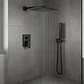 Mezclador Negro Con Salida De Teleducha + Ducha Y Telefono - Miniatura 9