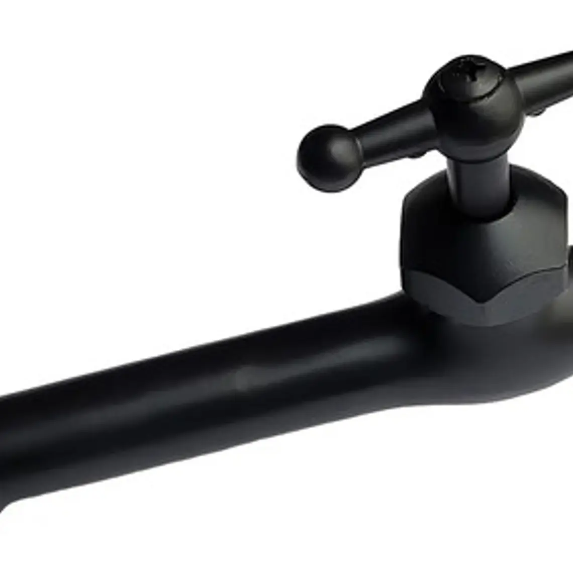 Llave Jardín Terminal Larga Negra Metálica 4