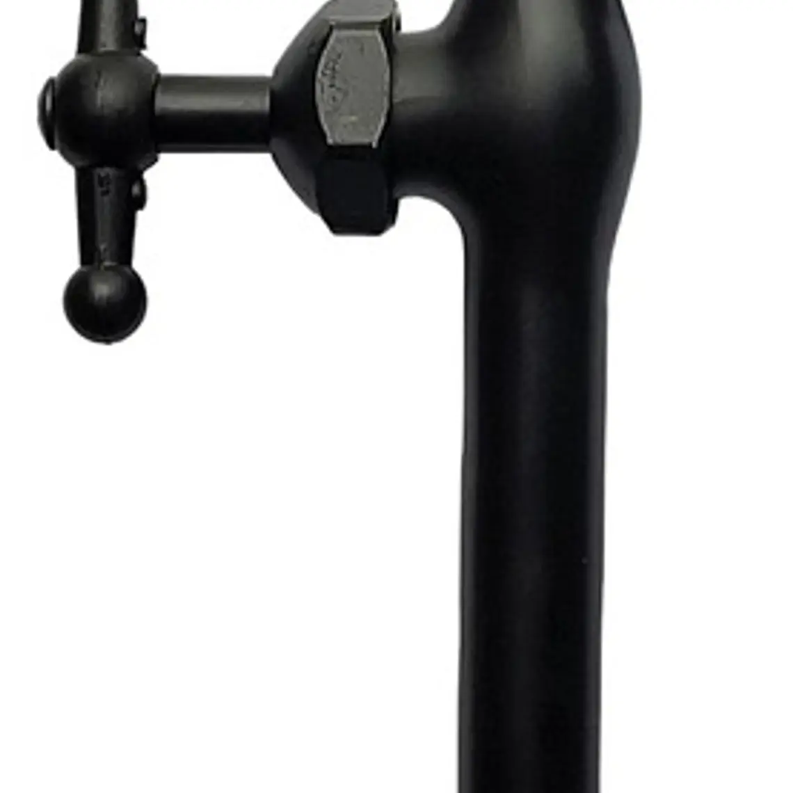 Llave Jardín Terminal Larga Negra Metálica 6
