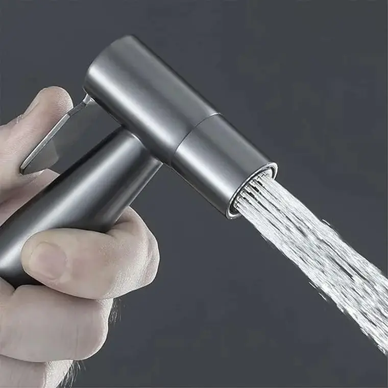 Ducha Bide Sanitario Gris Grafito Acero Inoxidable 4