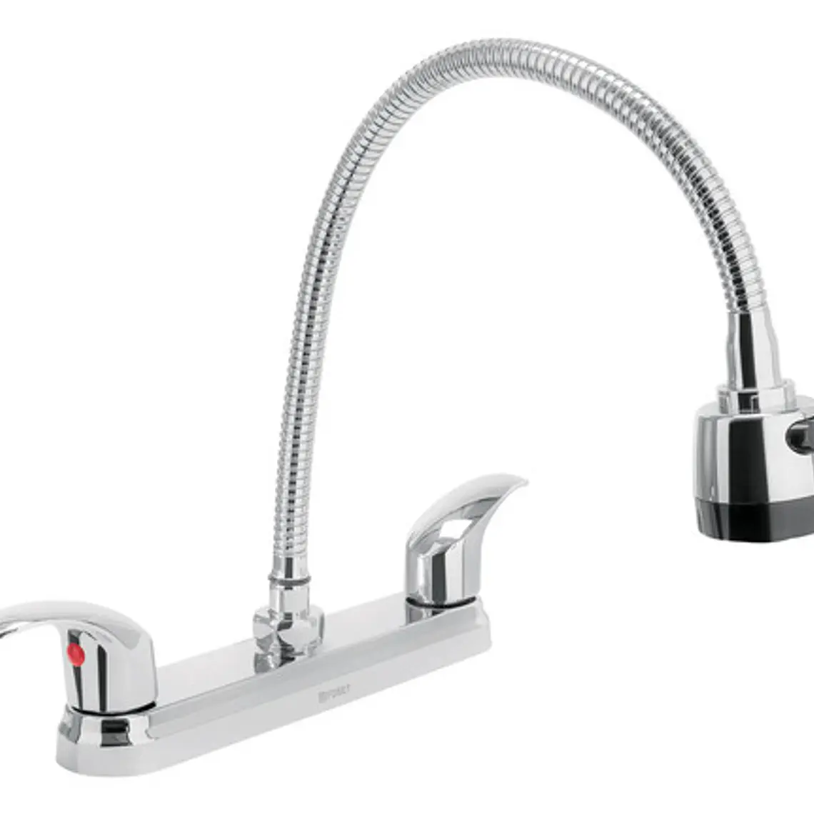 Llave Mezclador Lavaplatos Flexible 8 Pulgadas Plateado 1