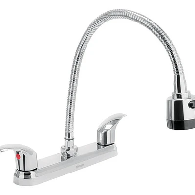 Llave Mezclador Lavaplatos Flexible 8 Pulgadas Plateado