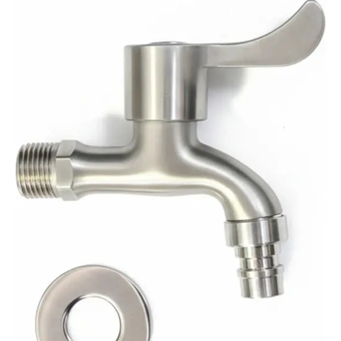 Llave Jardín Terminal Acero Inox Satinada 1