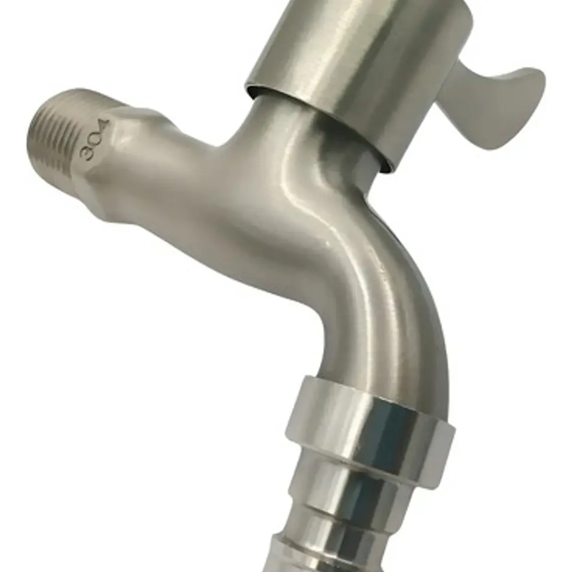 Llave Jardín Terminal Acero Inox Satinada 2