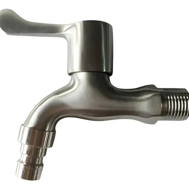 Llave Jardín Terminal Acero Inox Satinada 4