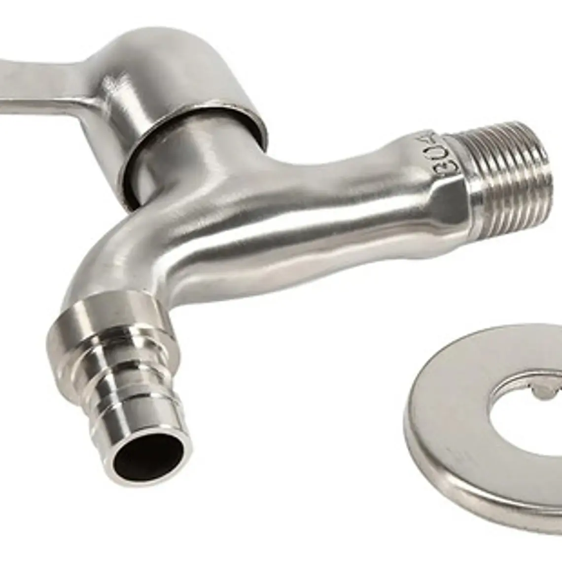 Llave Jardín Terminal Acero Inox Satinada 5