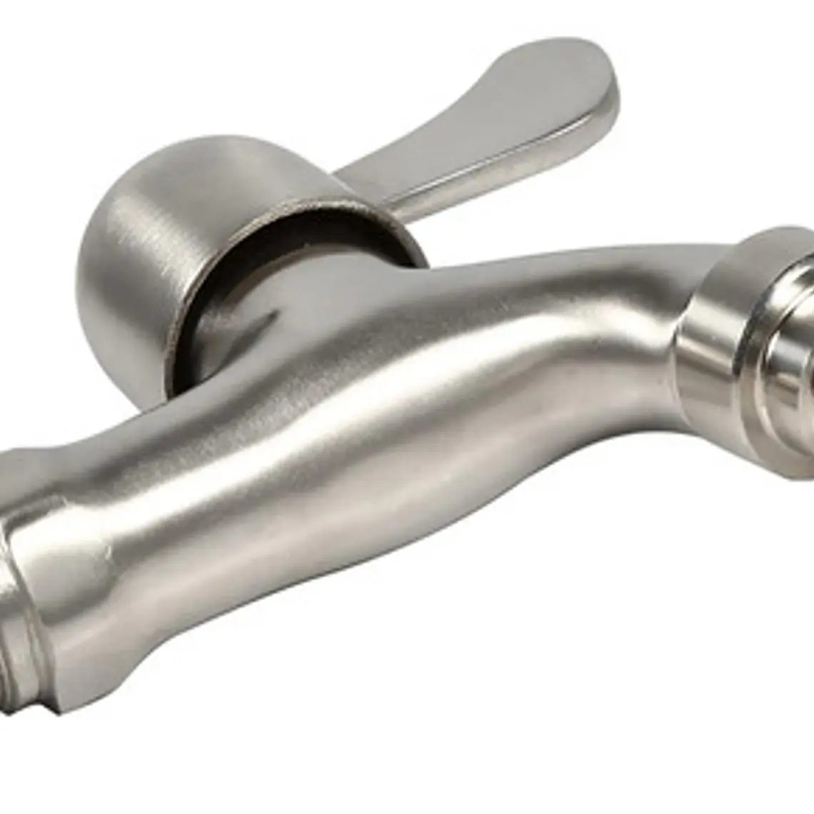 Llave Jardín Terminal Acero Inox Satinada 6