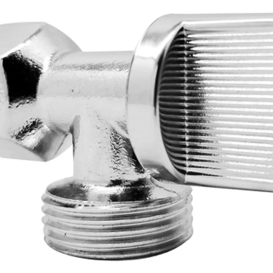 Llave Lavadora Cromada Metálica 1