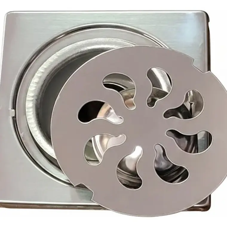 Rejilla Piso 8x8cm En Acero Inoxidable 4