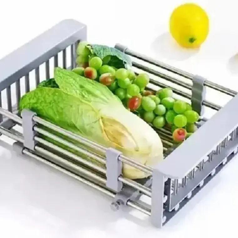 Secador Escurridor De Loza Frutas Verduras Plegable 12