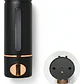 Dispensador De Jabón Liquido Plástico Negro Con Oro Rosa - Miniatura 1