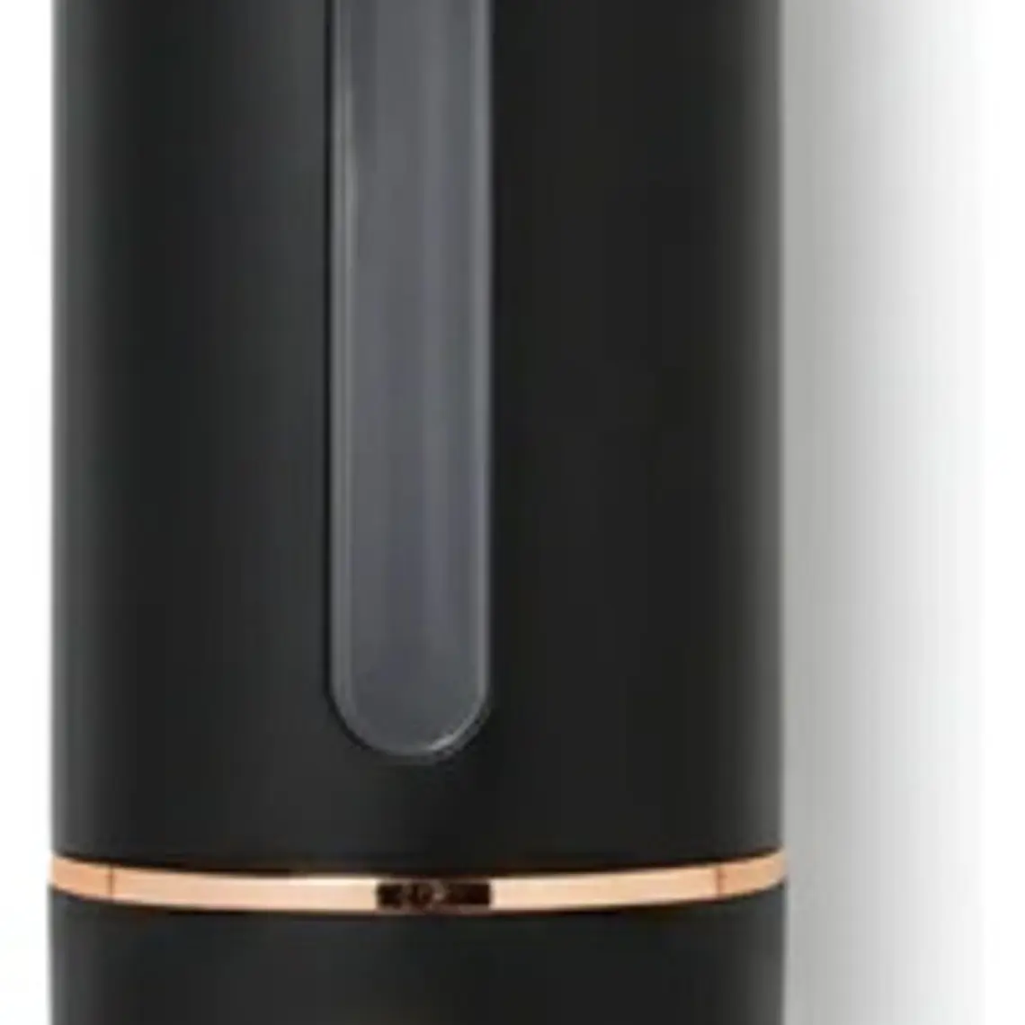 Dispensador De Jabón Liquido Plástico Negro Con Oro Rosa 3