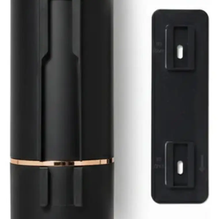 Dispensador De Jabón Liquido Plástico Negro Con Oro Rosa 6