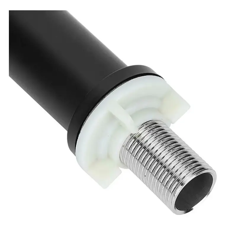 Llave Lavamanos Baja Recta Agua Fría Negro Mate 7