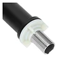 Llave Lavamanos Baja Recta Agua Fría Negro Mate - Miniatura 7