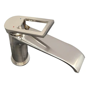 Llave Grifo Lavamanos Bajo Níquel Monocontrol Alta Gama