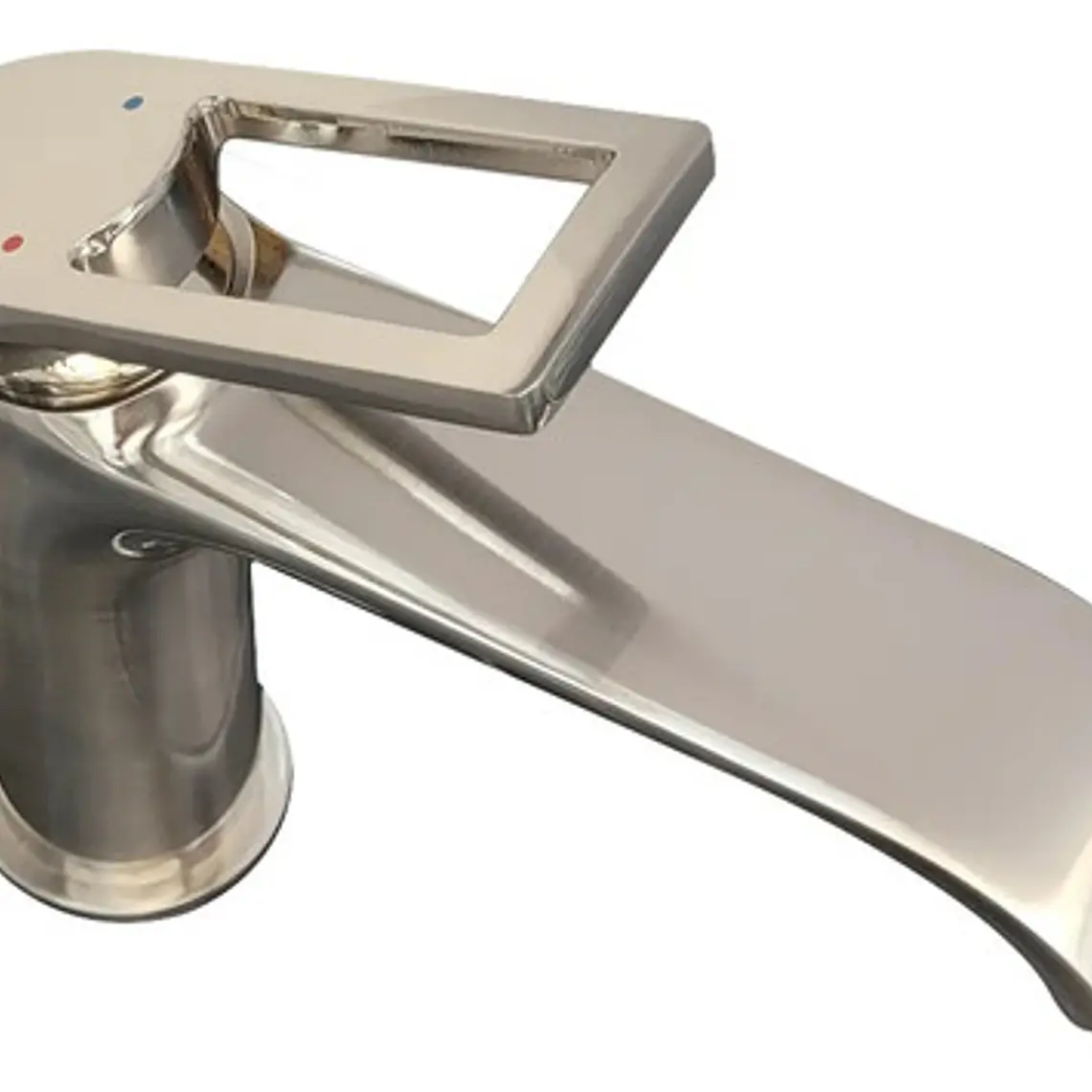 Llave Grifo Lavamanos Bajo Níquel Monocontrol Alta Gama 1