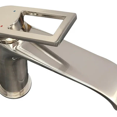 Llave Grifo Lavamanos Bajo Níquel Monocontrol Alta Gama