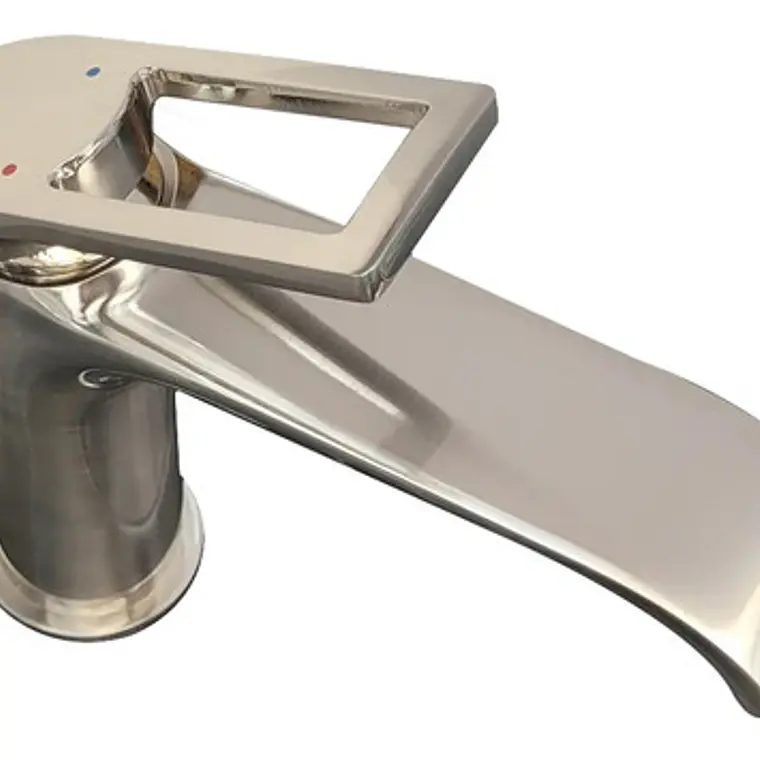Llave Grifo Lavamanos Bajo Níquel Monocontrol Alta Gama 1