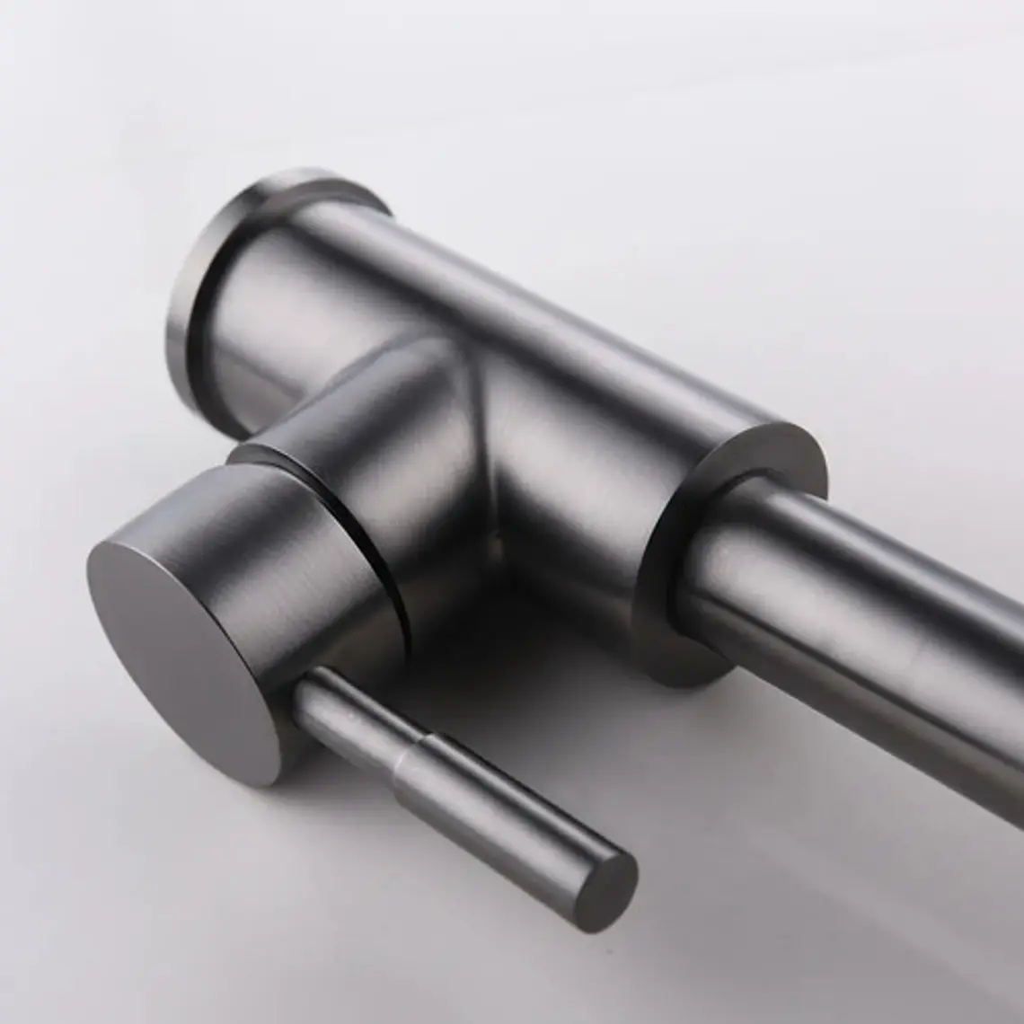 Llave Grifo Lavaplatos Monocontrol Extraíble Acero Inox 9
