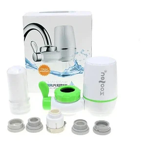 Filtro Purificador De Agua Para Adaptador De Grifo Color Blanco
