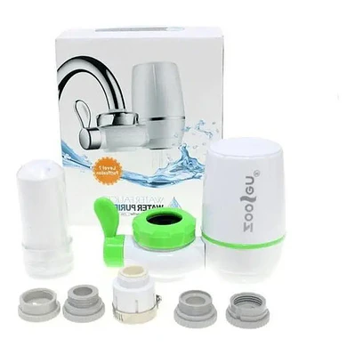 Filtro Purificador De Agua Para Adaptador De Grifo Color Blanco