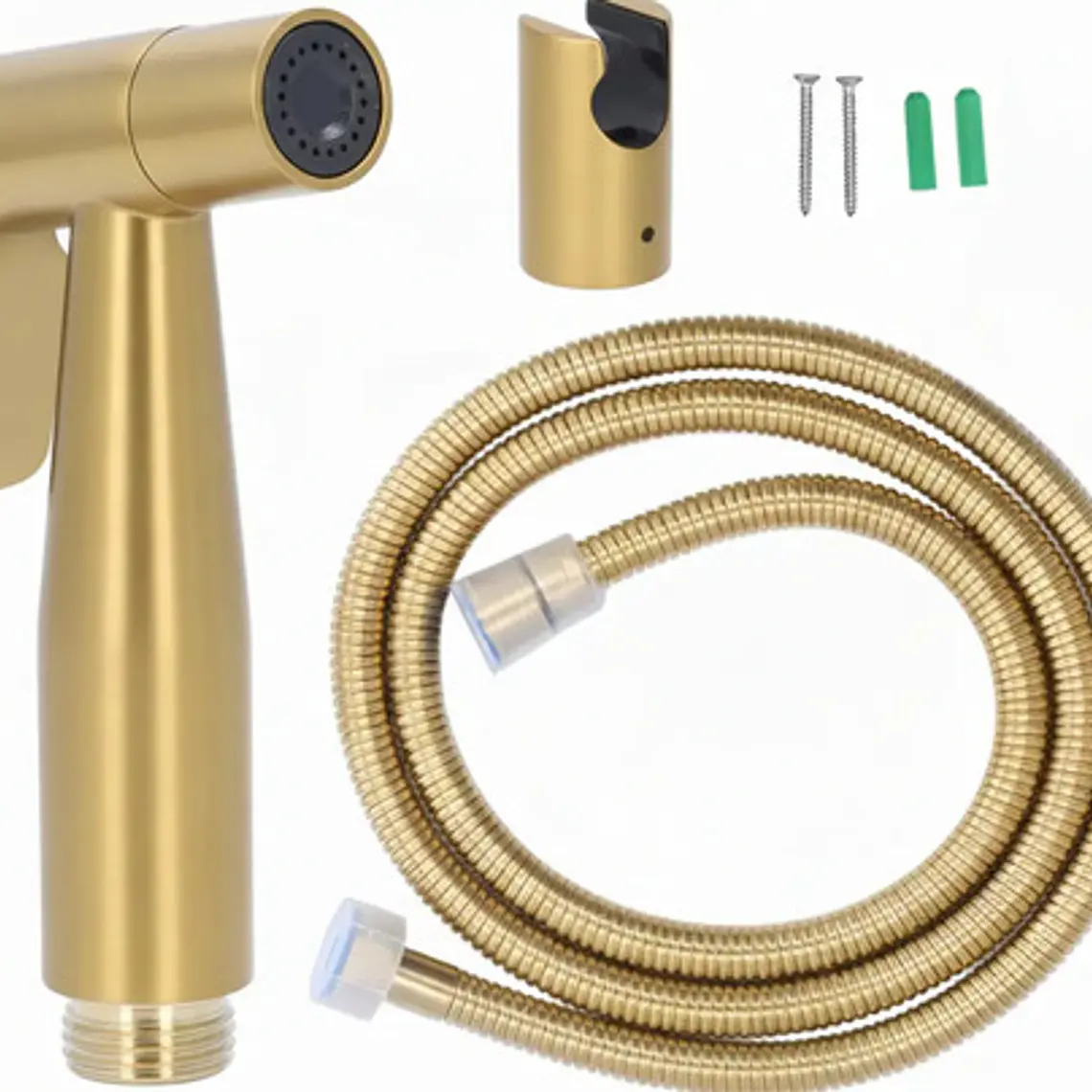 Ducha Bide Sanitario Dorado Mate Acero Inoxidable 1